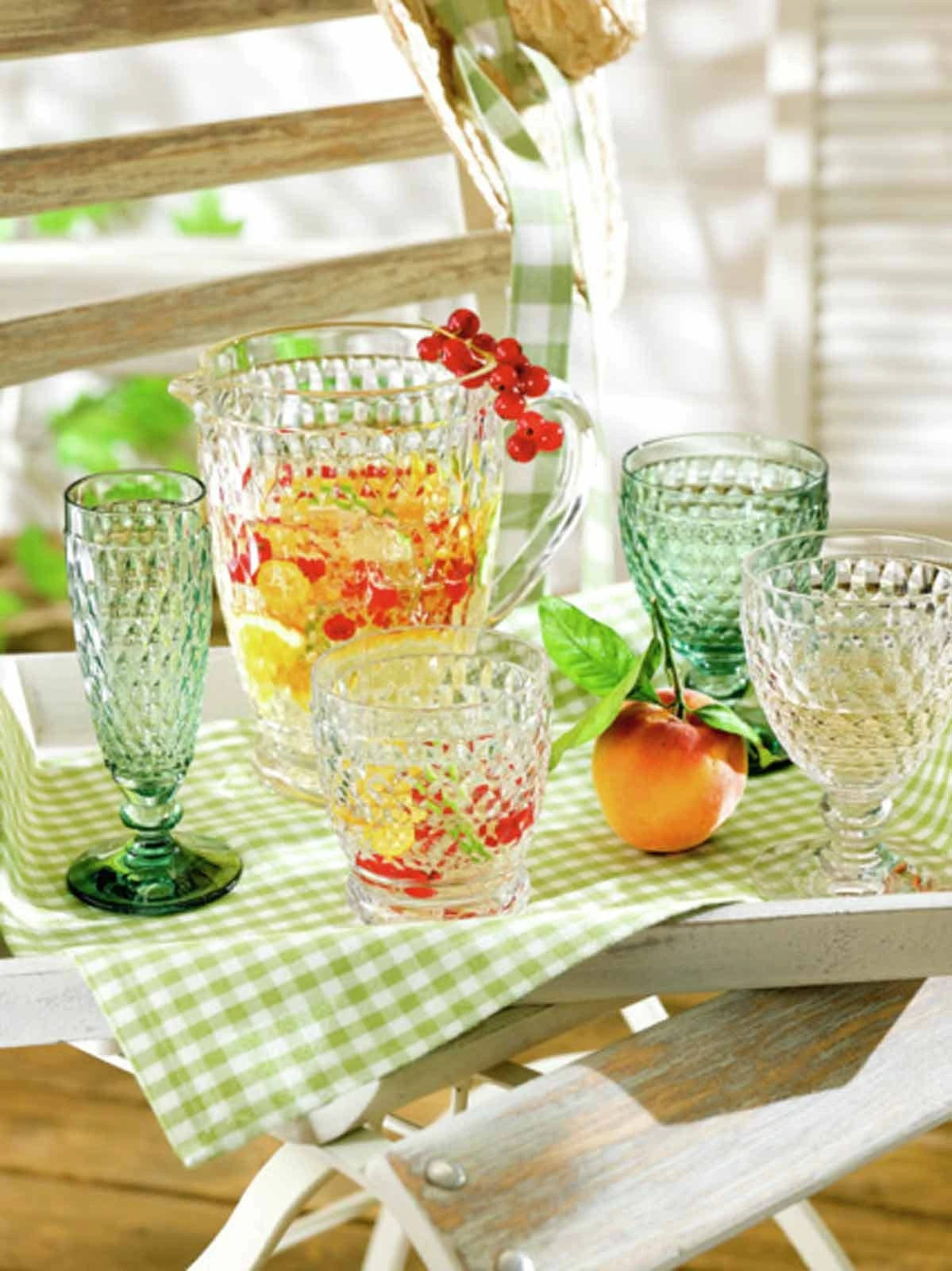 Villeroy & Boch Boston Coloured Weißwein- & Sektgläser Set 12er Set Grün – Bild 6