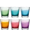 Leonardo Trinkglas VARIO STRUTTURA 6 Stück Sortiert 250 Ml Farbverlauf