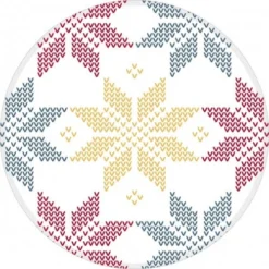 Mank Deckchen Mick, Tissue 9-lagig, 100 Mm, 250 Stück - Untersetzer Einweg Weihnachten Weihnachtssterne