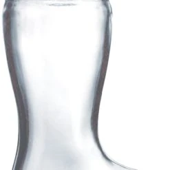 Esmeyer 6 X Bierstiefel Preßglas 62,8cl 0,5l /-/ Stölzle-Oberglas