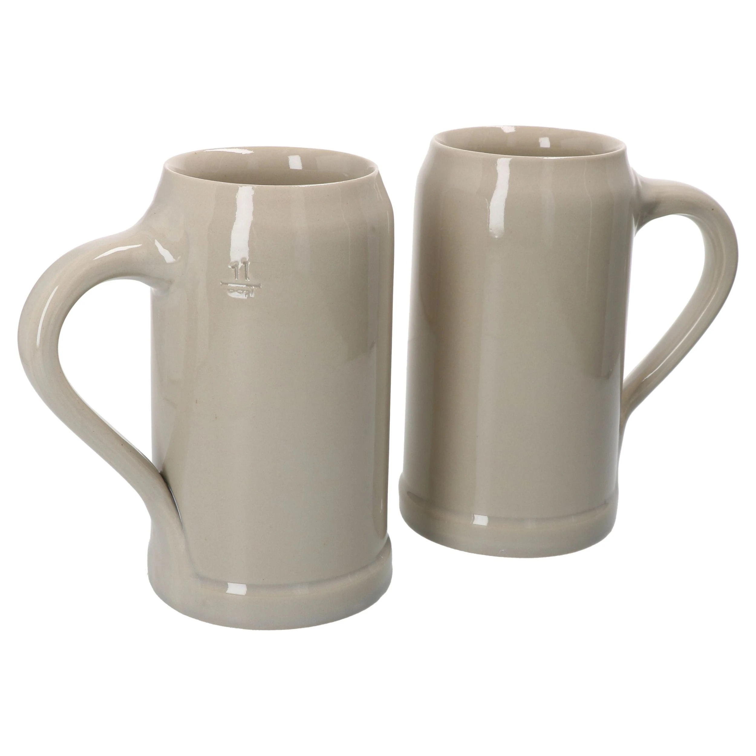 Null 2er Set KannenbÀcker Krug Mit Henkel 1 Liter Geeicht Keramik