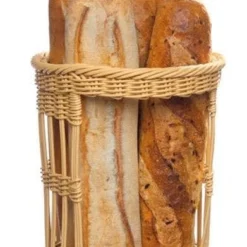 APS Stangenbrotkorb Baguettekorb Robuste Ausführung Hellbeige ØxH: 300 X 380 Mm