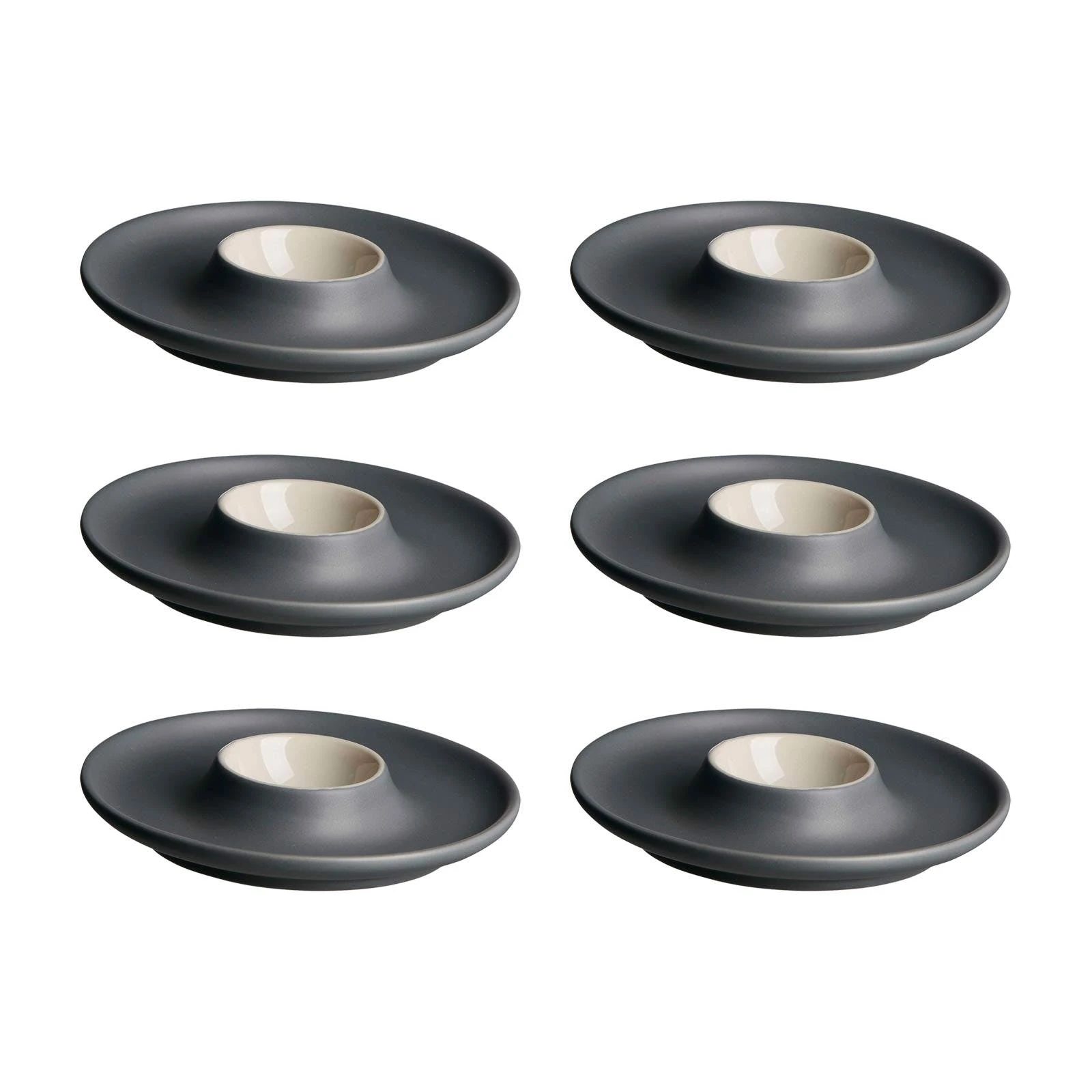 Ritzenhoff & Breker JASPER Eierbecher ø 12 Cm Grau 6er Set