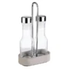 APS 40411 Essig- Und Öl-Menage -ELEMENT- 14 X 8 Cm, H: 25 Cm