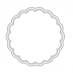 Mank Deckchen Aus Tissue + PE Kaschierung UNI In Weiss, Ø 90mm, 300 Stück - Untersetzer Einweg