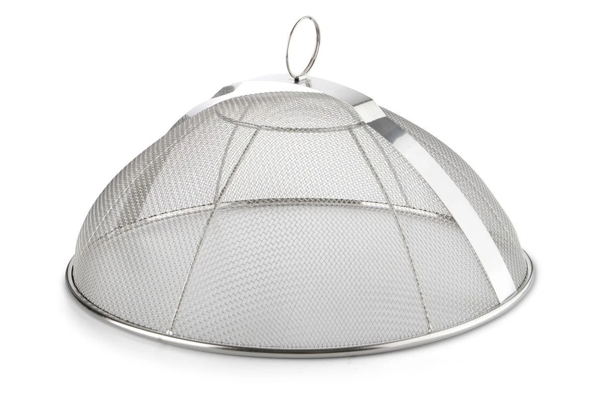 Null Edelstahl Insektenhaube 30 Cm Mit Griff Fliegenhaube Fliegengitter Obstnetz