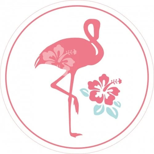 Mank Deckchen Ingo, Tissue Mit Folienbeschichtung, Ø 90 Mm, 250 Stück - Untersetzer Flamingo Einweg