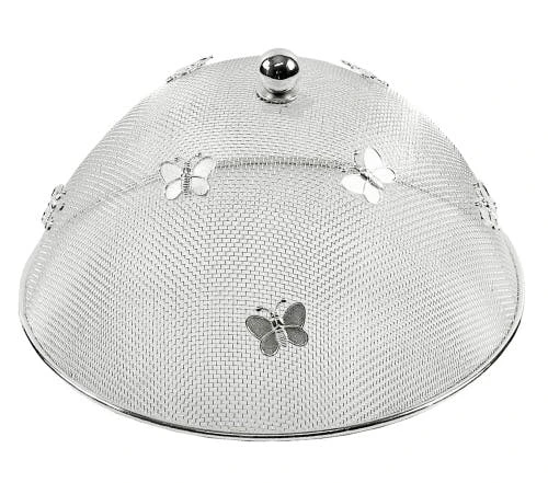 Null Edelstahl Insektenhaube 30 Cm Mit Griff Fliegenhaube Fliegengitter Obstnetz – Bild 4